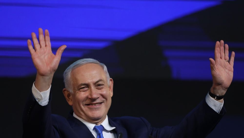 El primer ministro de Israel y jefe del partido Likud, Benjamin Netanyahu