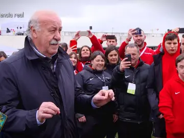 La sorpresa de Vicente del Bosque a jugadores con discapacidad intelectual La sorpresa de Vicente del Bosque a jugadores con discapacidad intelectual