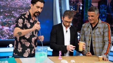 Alejandro Sanz aplaude la ciencia de Marron traída desde Bali, Indonesia, a 'El Hormiguero 3.0'