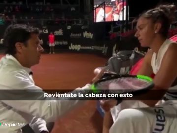 El polémico trato de su entrenador a la tenista Sara Sorribes: "¿Me pongo la faldita y juego yo?"