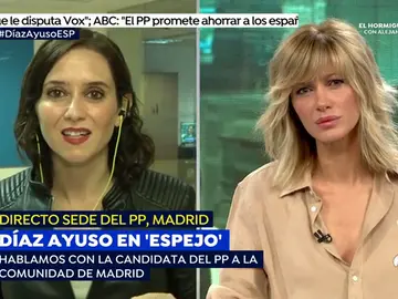 Díaz Ayuso en Espejo Público Díaz Ayuso en Espejo Público