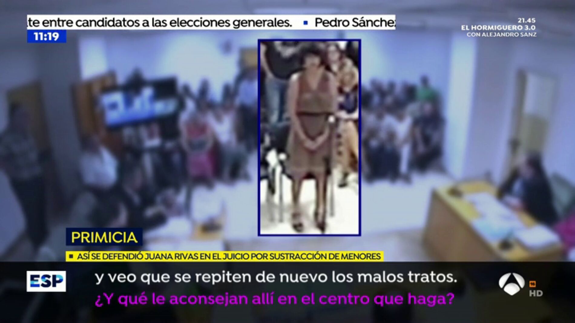 La declaraci&oacute;n de Juana Rivas