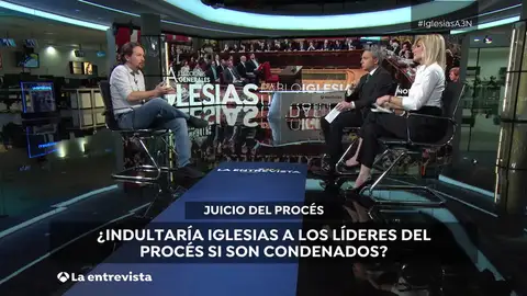 Pablo Iglesias sobre el indulto a los políticos encarcelados: "Si el general Armada lo mereció, quizás pueda haber más personas que lo merezcan" Pablo Iglesias sobre el indulto a los políticos encarcelados: "Si el general Armada lo mereció, quizás pueda haber más personas que lo merezcan"