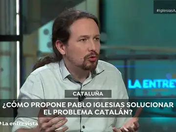Iglesias apoya un referéndum sobre Cataluña en toda España: "Sería bueno y muy saludable" Iglesias apoya un referéndum sobre Cataluña en toda España: "Sería bueno y muy saludable"