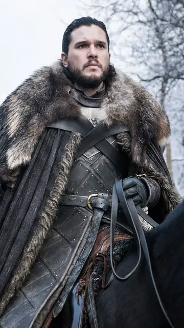 Jon Snow en la última temporada de 'Juego de Tronos' Kit Harington en la última temporada de 'Juego de Tronos'