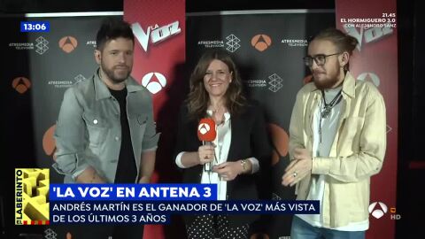 Las palabras de Andr&eacute;s Mart&iacute;n tras ganar &lsquo;La Voz&rsquo;: &ldquo;Ha sido un gran paso a nivel personal&rdquo;