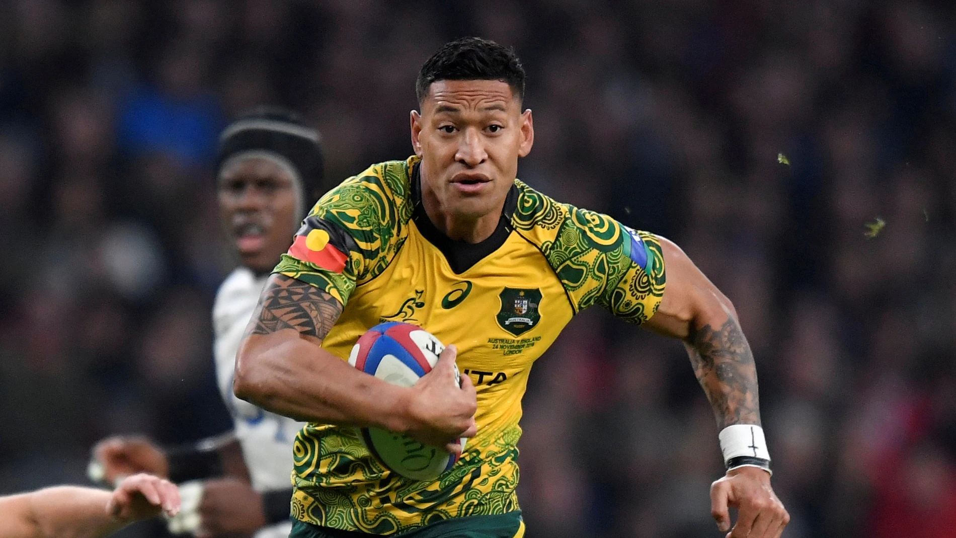 Israel Folau, durante un partido Israel Folau, durante un partido