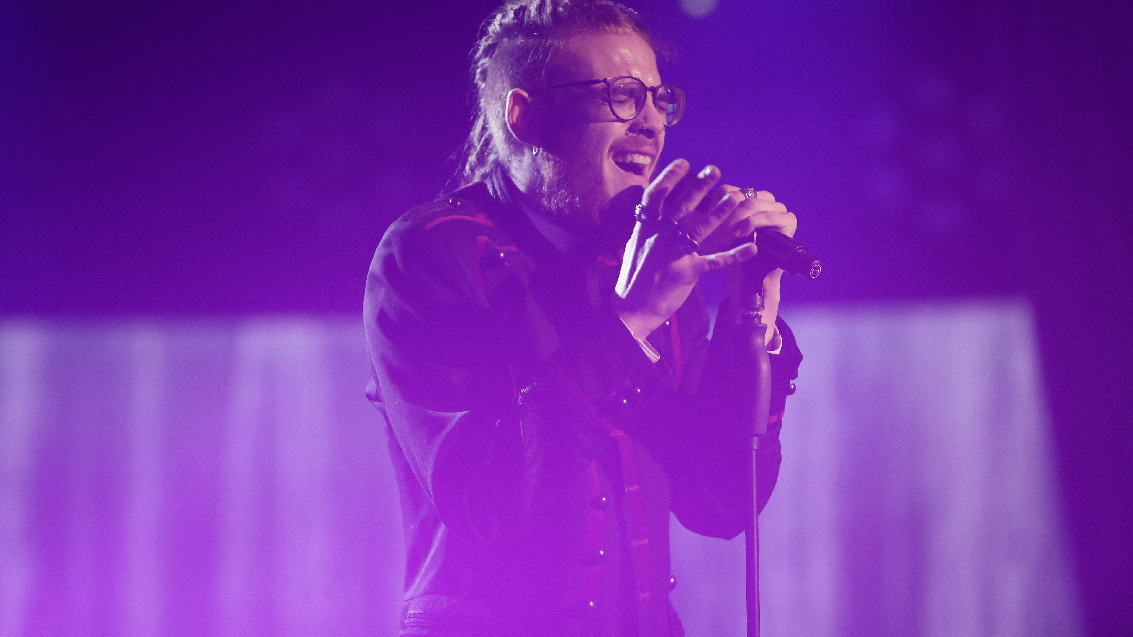 Andrés Martín canta 'When a man loves a woman' en la Final de 'La Voz'