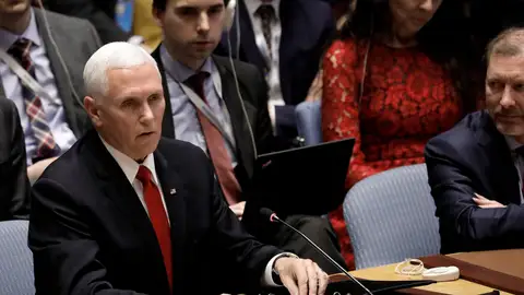 El vicepresidente estadounidense, Mike Pence El vicepresidente estadounidense, Mike Pence