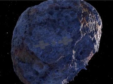 Recreaci&oacute;n de Psyche, el mayor asteroide met&aacute;lico del Sistema Sola
