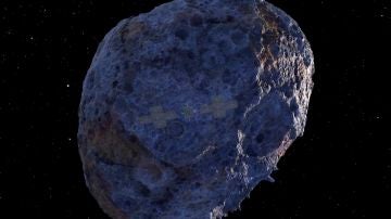 Recreación de Psyche, el mayor asteroide metálico del Sistema Sola