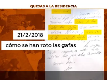 REEMPLAZO Las denuncias del hijo de una de las ancianas agredidas en la residencia: "Solicito que me digan quién ha producido un hematoma a mi madre" REEMPLAZO Las denuncias del hijo de una de las ancianas agredidas en la residencia: "Solicito que me digan quién ha producido un hematoma a mi madre"