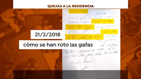 REEMPLAZO Las denuncias del hijo de una de las ancianas agredidas en la residencia: "Solicito que me digan quién ha producido un hematoma a mi madre" REEMPLAZO Las denuncias del hijo de una de las ancianas agredidas en la residencia: "Solicito que me digan quién ha producido un hematoma a mi madre"