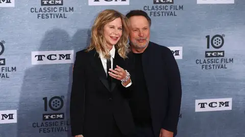 Meg Ryan y Billy Crystal en su reencuentro Meg Ryan y Billy Crystal en su reencuentro