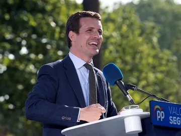 El presidente de PP, Pablo Casado El presidente de PP, Pablo Casado