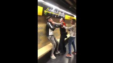 Agresión en el metro de Barcelona