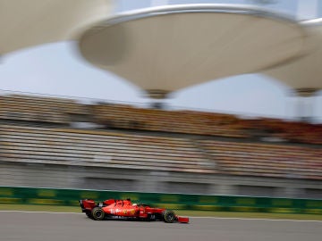 Sebastian Vettel, en los Libres del GP de China