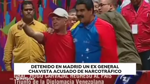 Detenido en Madrid al exgeneral venezolano Hugo Carvajal, reclamado por narcotráfico en EEUU Detenido en Madrid al exgeneral venezolano Hugo Carvajal, reclamado por narcotráfico en EEUU
