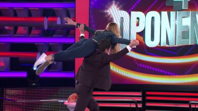 El espectácular porté final de Isa y Arturo Valls en '¡Ahora caigo!'