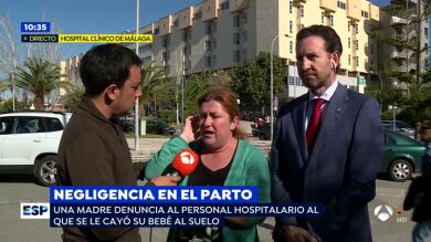 La madre del bebé al que la ginecóloga dejó caer de la mesa de partos: 