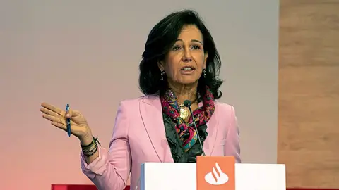 Imagen de Ana Patricia Botín durante un acto del Santander Imagen de Ana Patricia Botín durante un acto del Santander