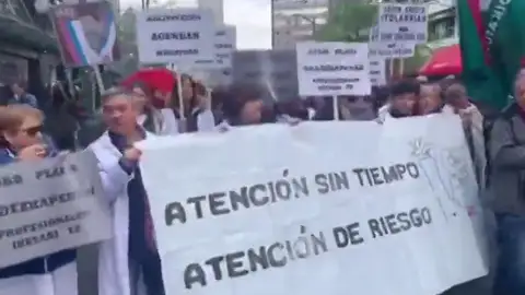 Protestas de los médicos de Atención Primaria Protestas de los médicos de Atención Primaria