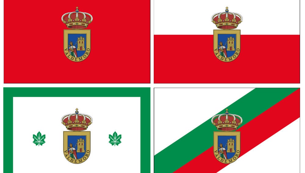 Las propuestas de banderas del Ayuntamiento de Valdemoro para que sus vecinos voten