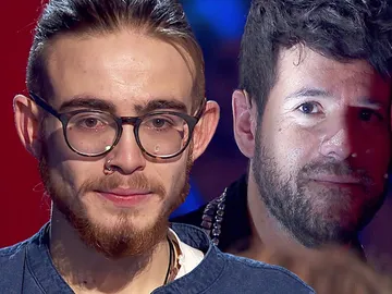 el primer encuentro de Andrés Martín y Pablo López en 'La Voz' el primer encuentro de Andrés Martín y Pablo López en 'La Voz'