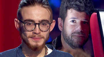 el primer encuentro de Andrés Martín y Pablo López en &#39;La Voz&#39;