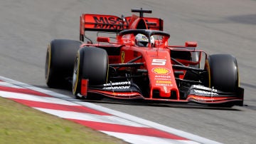 Sebastian Vettel, en el GP de China