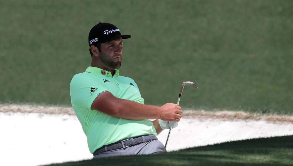 Jon Rahm, durante el Masters de Augusta