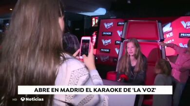 Abre en Madrid el primer Karaoke Oficial de 'La Voz' recreado como el plató