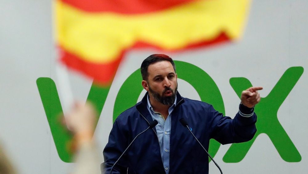 El presidente de Vox, Santiago Abascal
