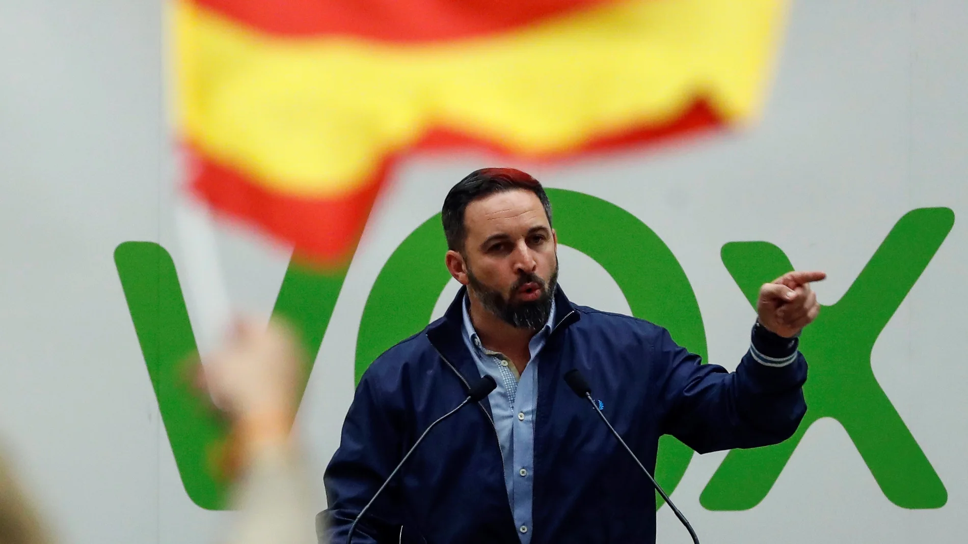 El presidente de Vox, Santiago Abascal El presidente de Vox, Santiago Abascal