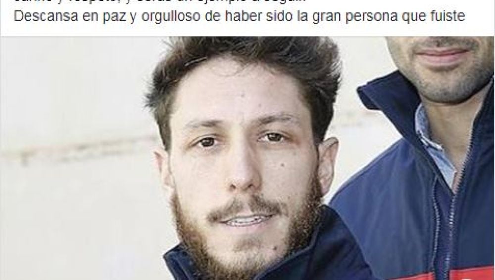 Pablo Cano, bombero fallecido a los 34 años