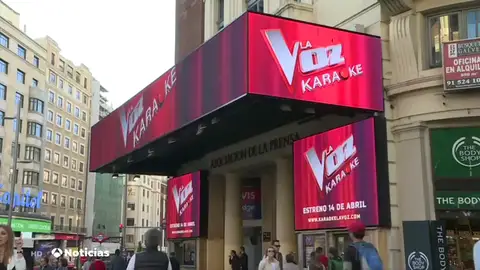 Tú también puedes ser protagonista de 'La Voz' gracias al karaoke que abre sus puertas en Madrid Tú también puedes ser protagonista de 'La Voz' gracias al karaoke que abre sus puertas en Madrid