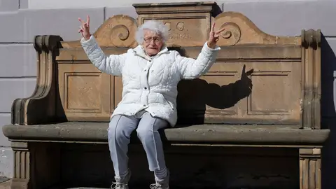 La anciana que se presenta a las elecciones La anciana que se presenta a las elecciones