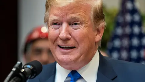El presidente estadounidense Donald Trump El presidente estadounidense Donald Trump