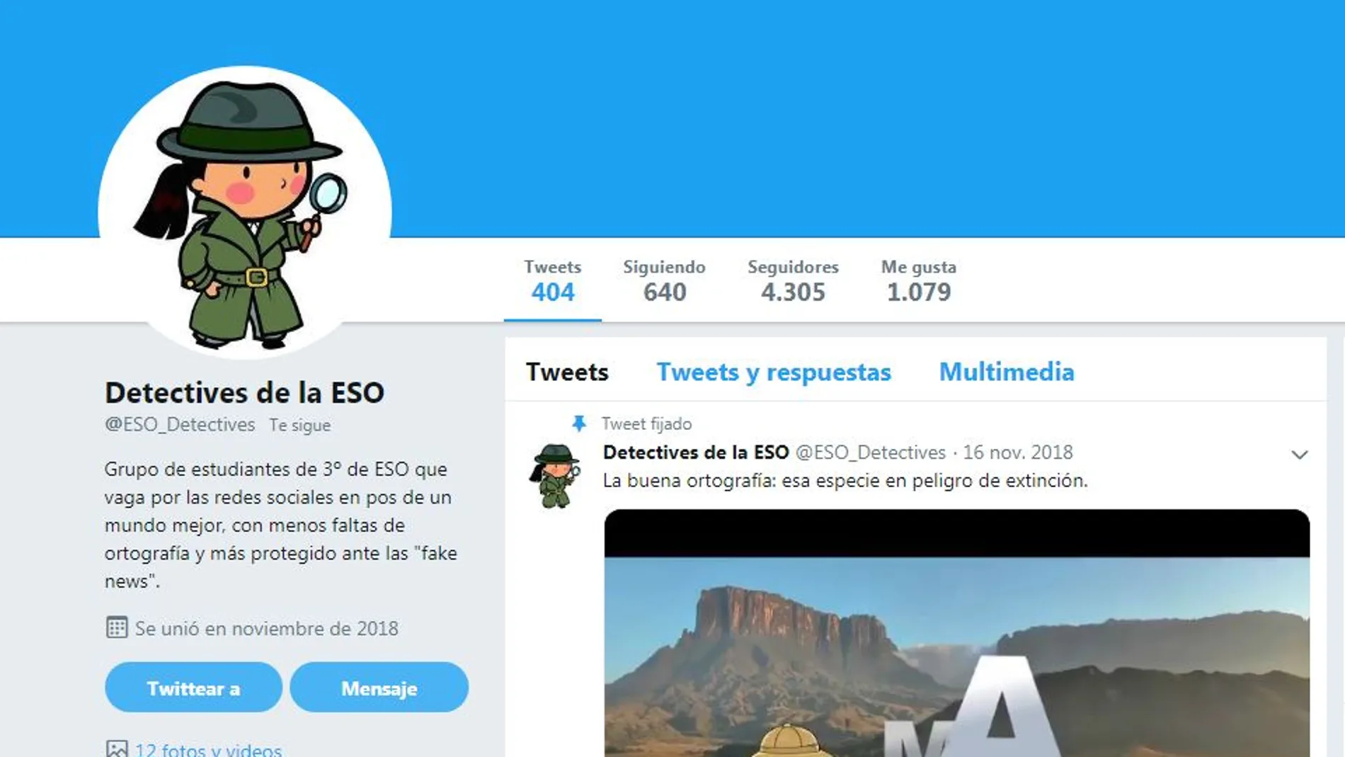 Detectives de la ESO Detectives de la ESO