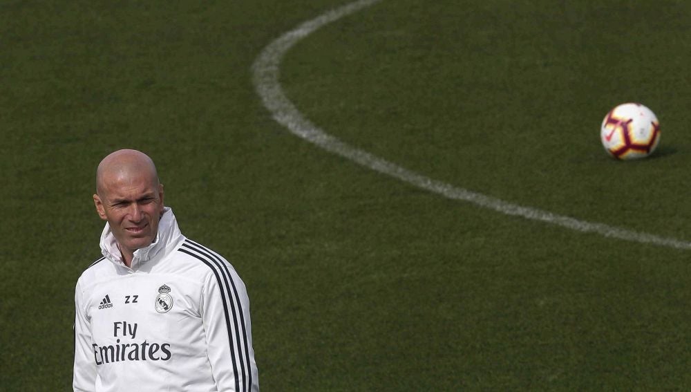 Zinedine Zidane, entrenador del Real Madrid