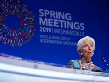 La directora gerente del FMI, Christine Lagarde La directora gerente del FMI, Christine Lagarde