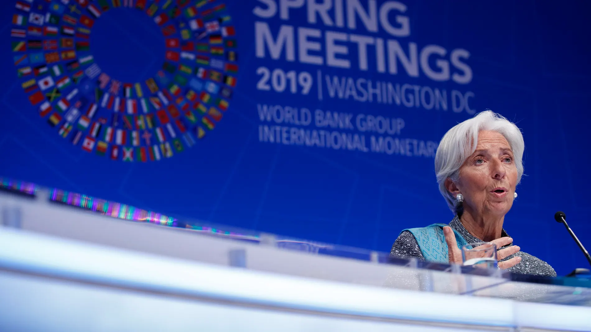 La directora gerente del FMI, Christine Lagarde La directora gerente del FMI, Christine Lagarde