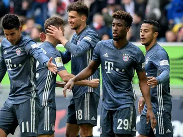 El Bayern celebra un gol El Bayern celebra un gol