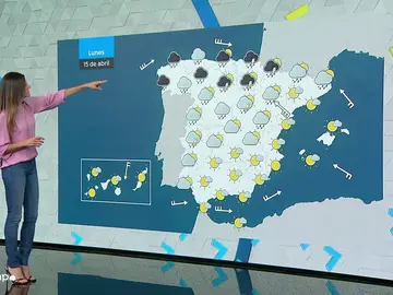 La semana empieza lluviosa en Galicia, Cantábrico y la mitad norte del país La semana empieza lluviosa en Galicia, Cantábrico y la mitad norte del país