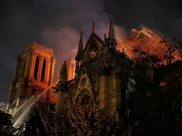 Notre Dame, ardiendo Notre Dame, ardiendo