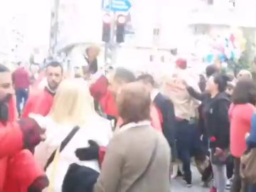 Enfrentamiento entre fieles de la Semana Santa y defensores de la República en Valladolid