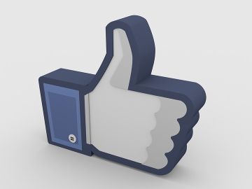 "Me gusta" de Facebook "Me gusta" de Facebook