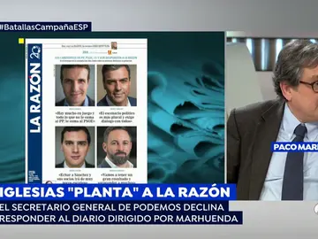 Francisco Marhuenda, director de 'La Razón' Francisco Marhuenda, director de 'La Razón'