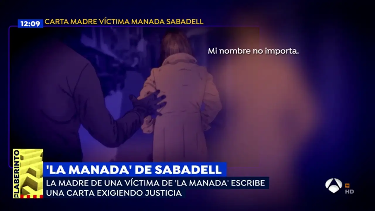 La dura carta de la madre de la víctima de 'la Manada': "Sentimos rabia, impotencia y terror"