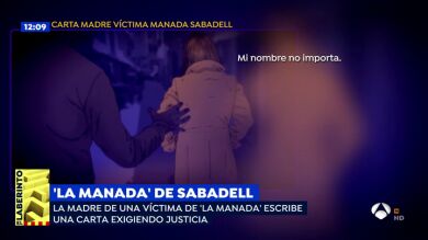 La dura carta de la madre de la víctima de 'la Manada': 